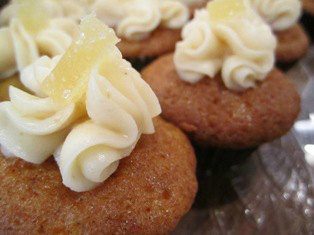Yumminess in Chinese Five Spice Carrot Cupcakes with Ginger Frosting