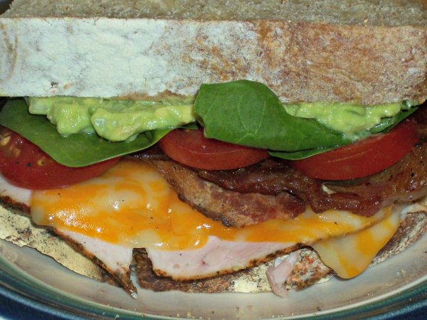 A Tasty California Turkey Club and Guacamole Recipe for Superbowl Sunday