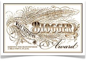 One Lovely Blog Award and the Very Inspiring Blogger Award