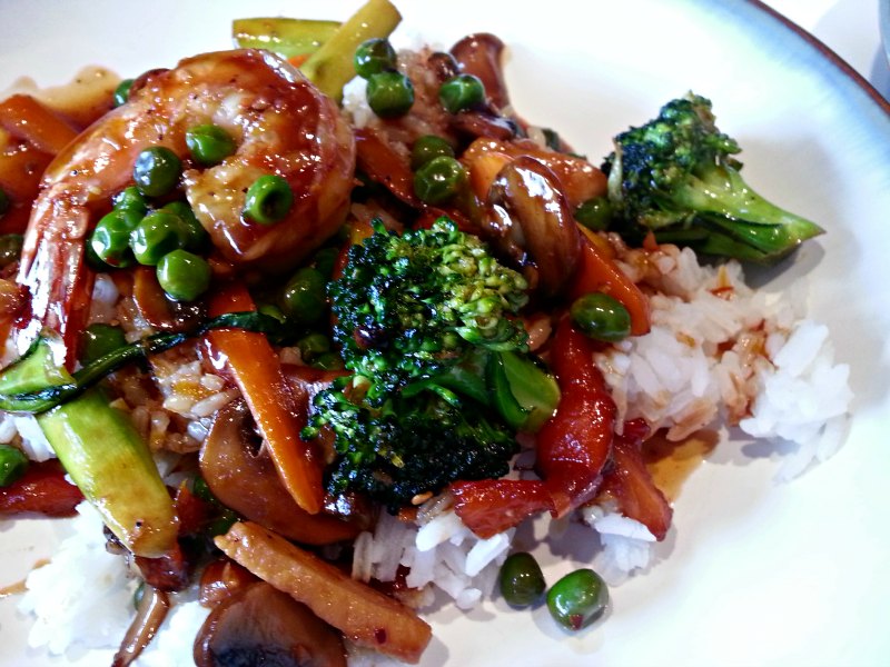 Quick Teriyaki Stir-fry with Jasmine Rice