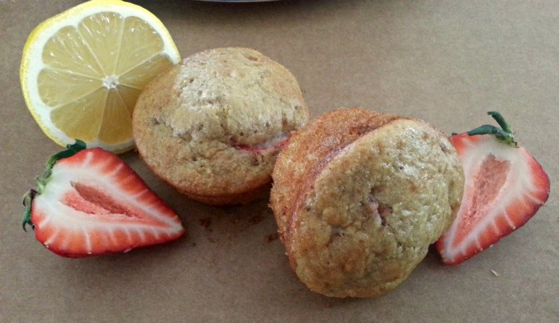 Strawberry Lemon Muffins