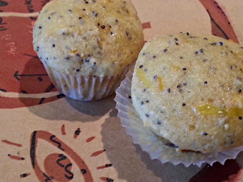 Orange Ricotta Poppy Seed Muffins