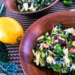 Kale and Brussel Sprout Salad