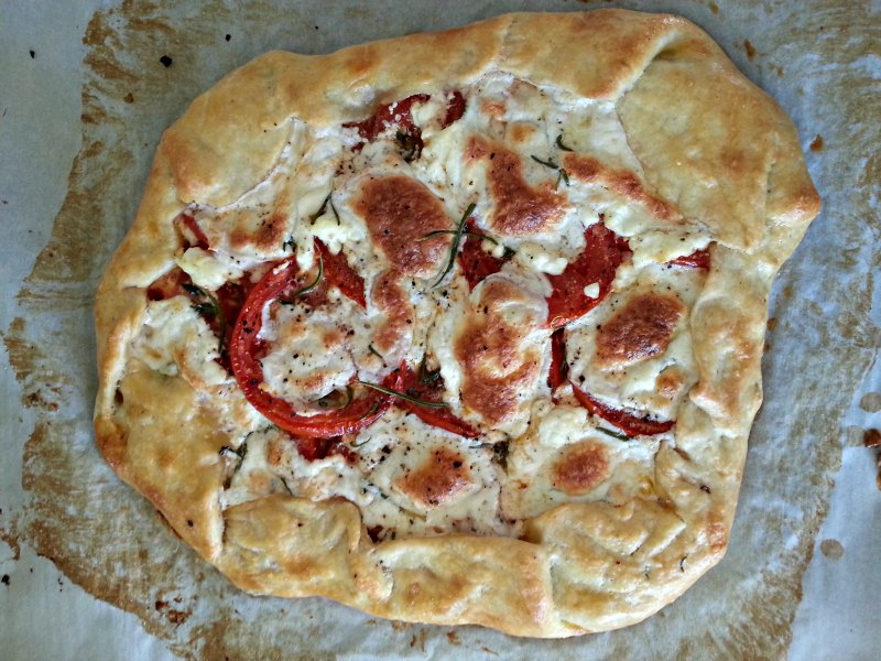 Tomato and Eggplant Galette