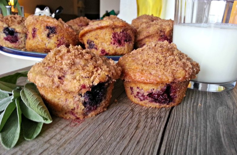 Triple Berry Muffins