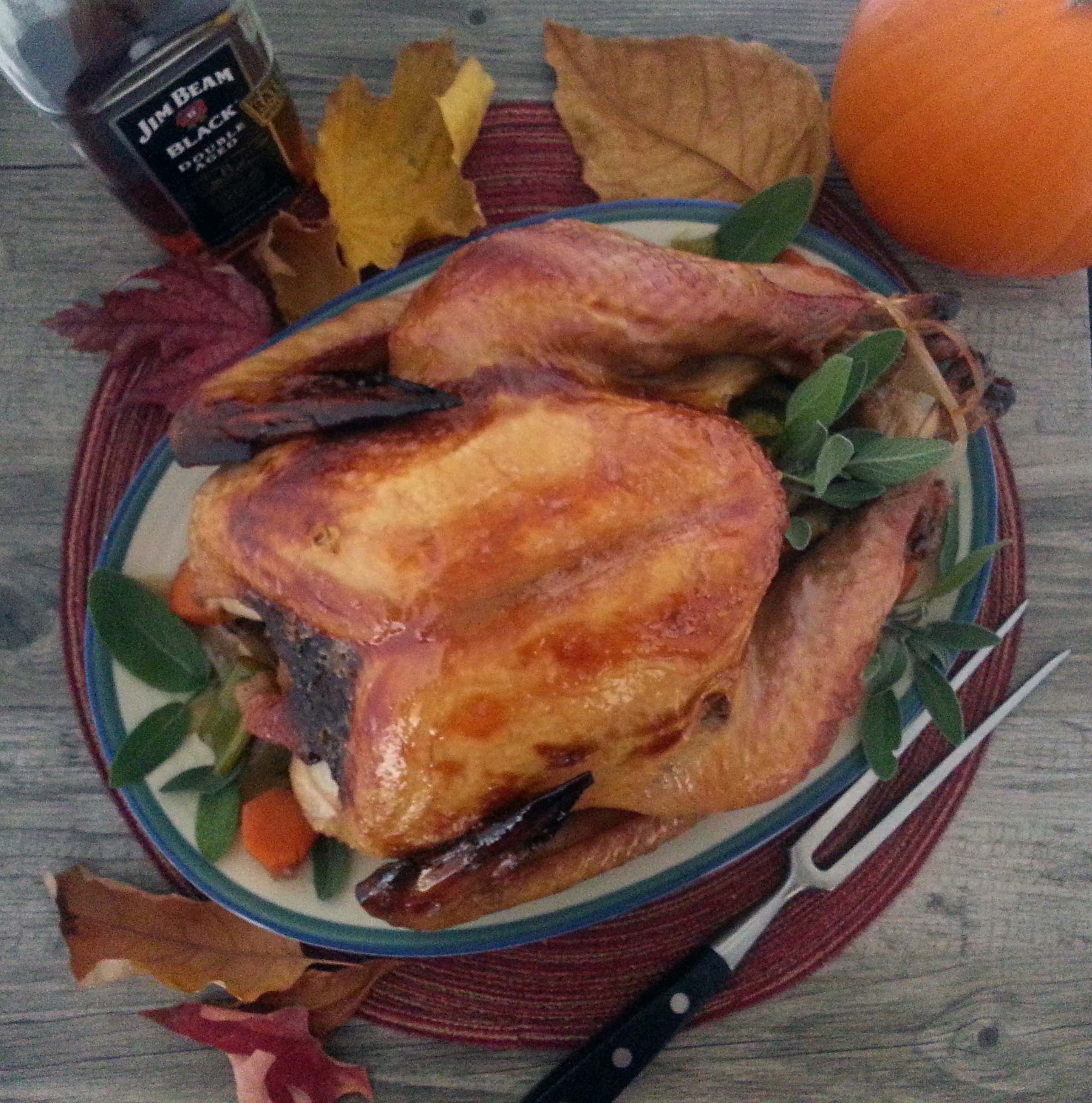 Bourbon-Glazed Turkey from Food & Wine