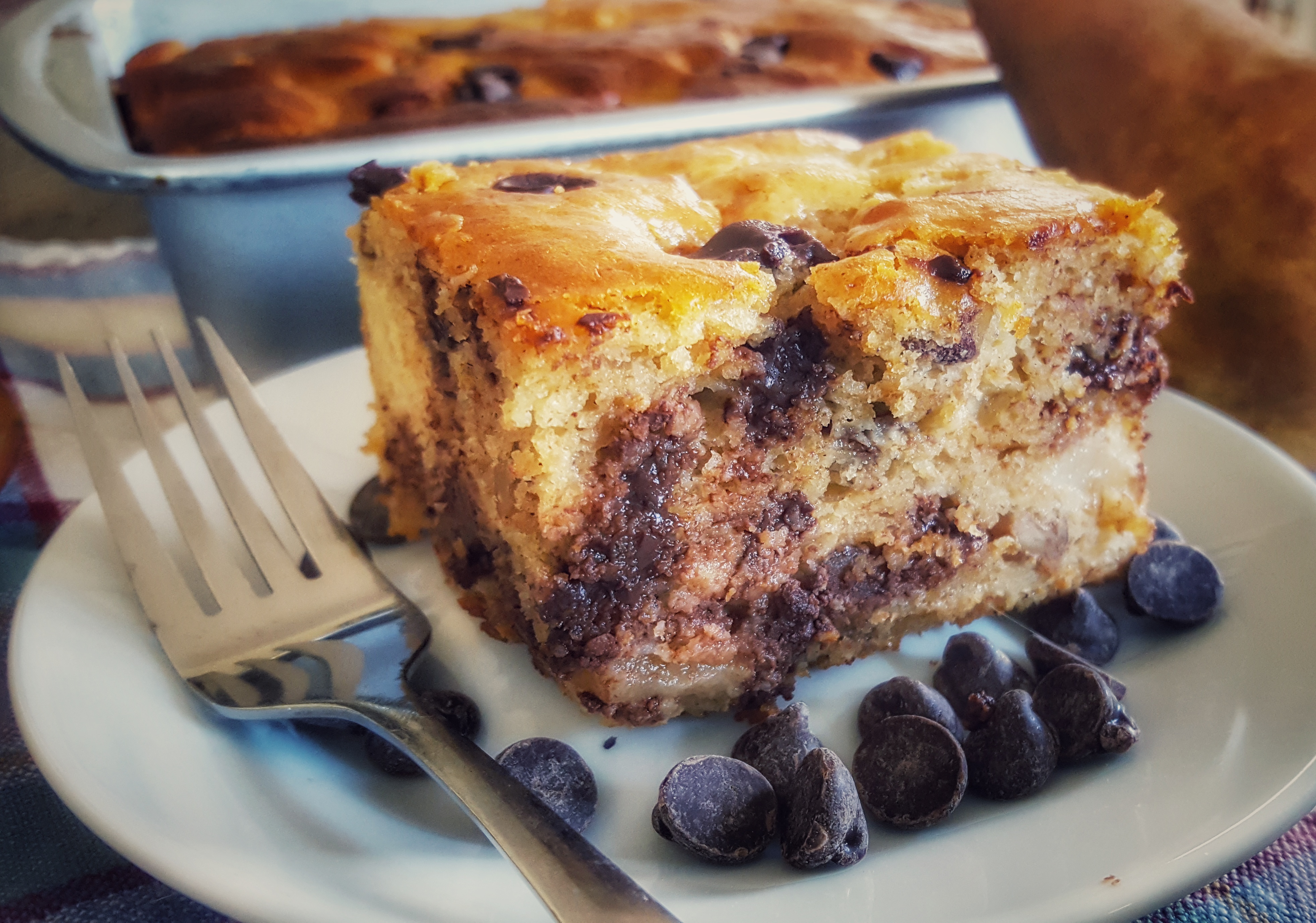 Pear, Chocolate and Walnut Olive Oil Bread