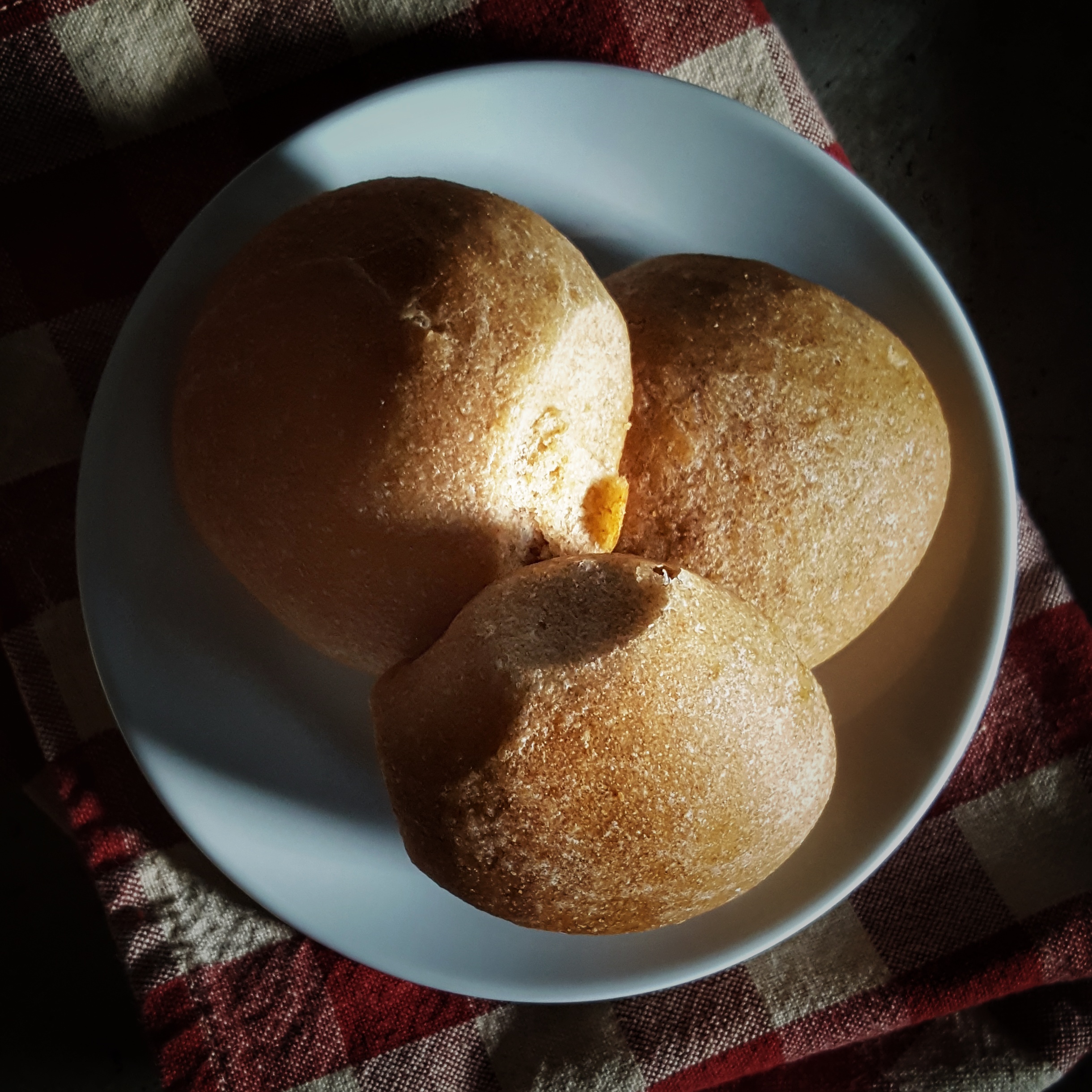 Slightly Sweet Wheat Rolls