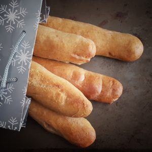 Homemade Wheat BreadSticks with Garlic Butter