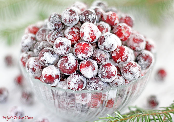 Valya's Taste of Home Frosty Cranberries