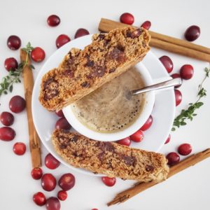 Chocolate and Cranberry Biscotti