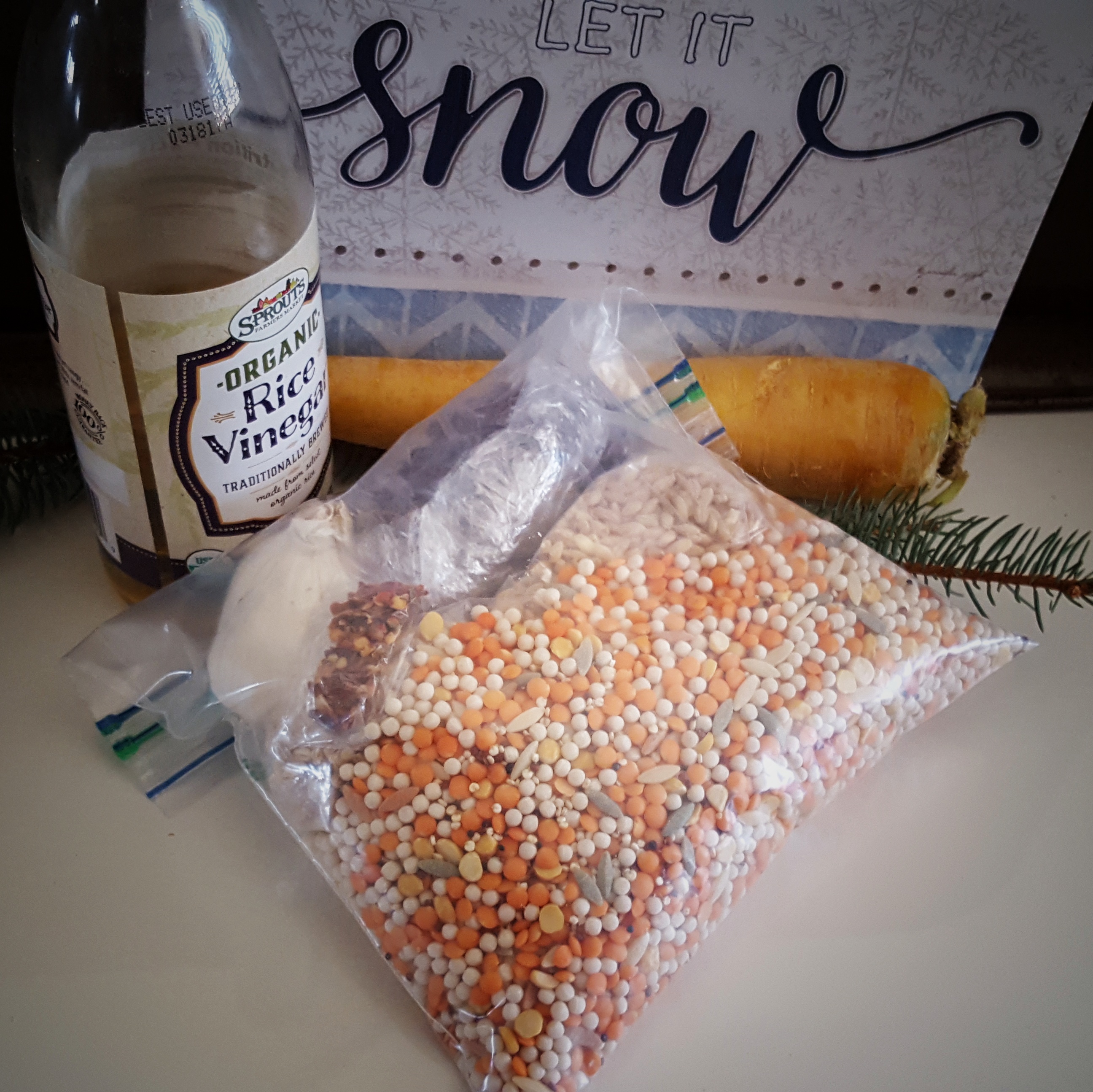 Whole Grain Salad with Cranberries and Soyatash