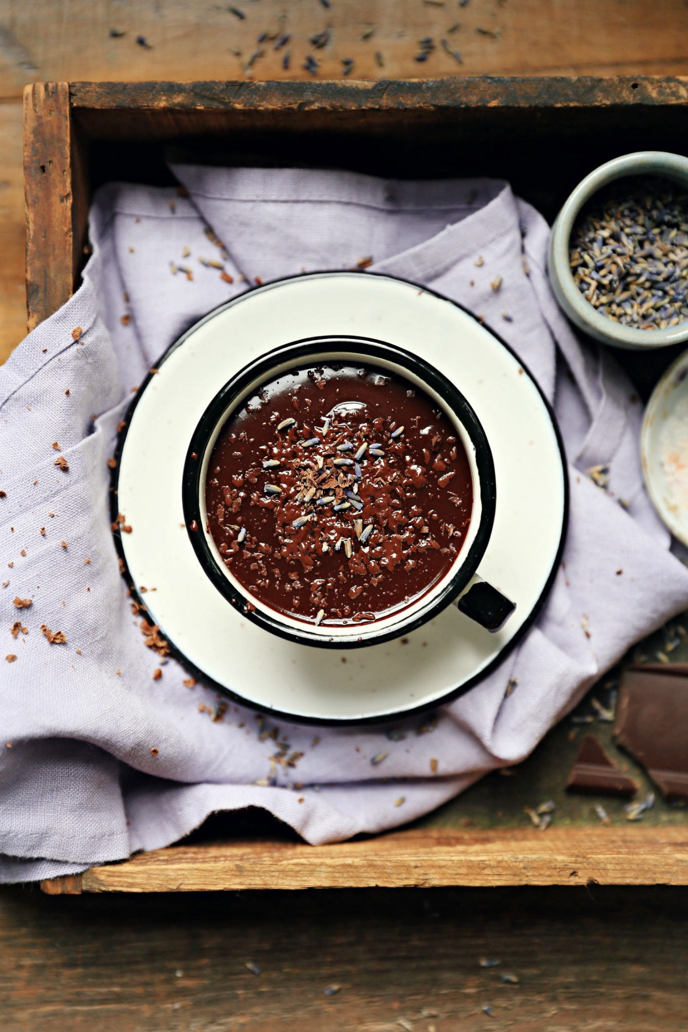Photo from The Clean Dish: Lavender Coconut Hot Chocolate