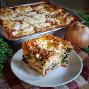 Simply Sophisticated Cooking | Vegetarian Lasagna with Barley Red Sauce Layer and Butternut Bechamel Sauce