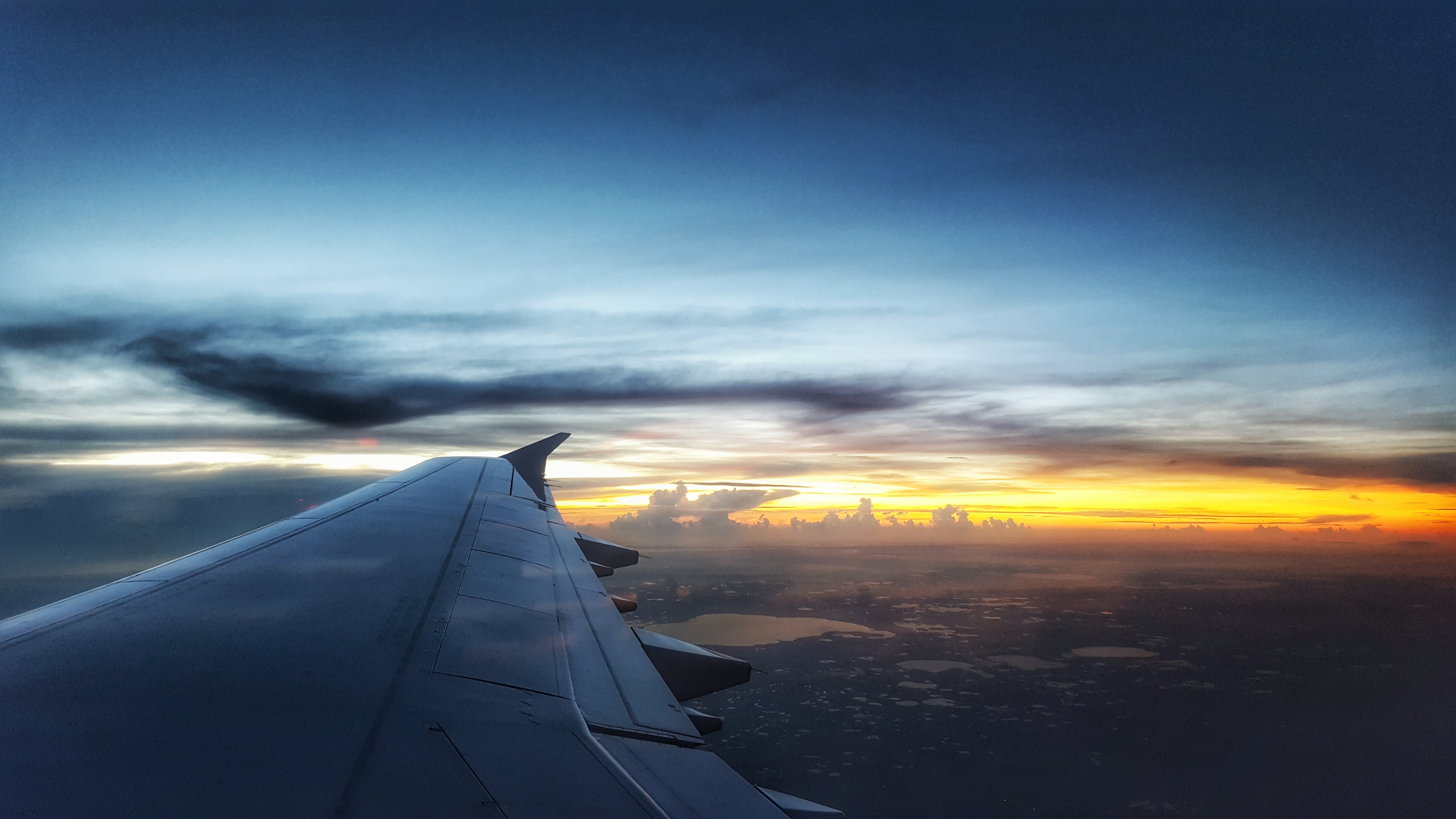 Sunrise from the Plane
