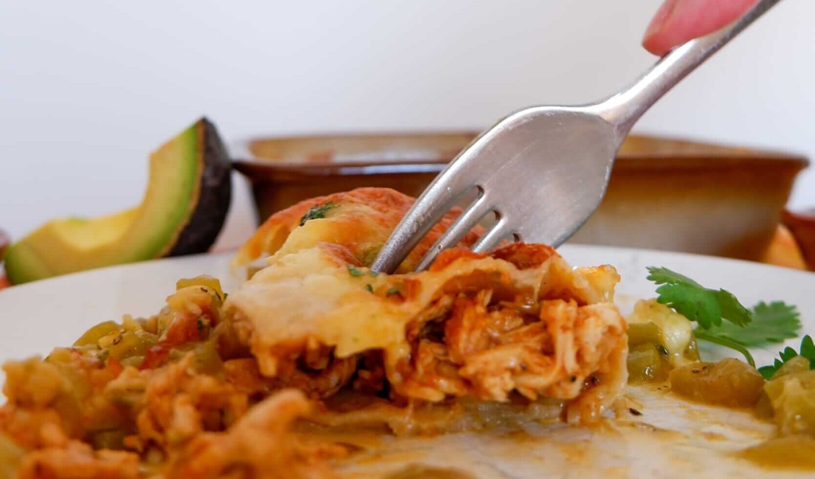 Green Chile Chicken Enchiladas (Colorado-Style)